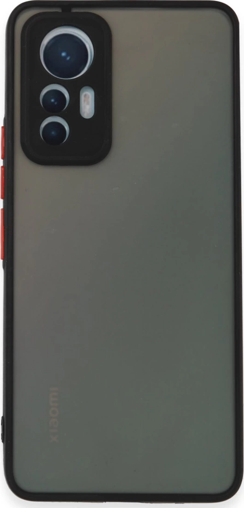 Mi 12 Lite Kılıf Montreal Silikon Kapak - Siyah