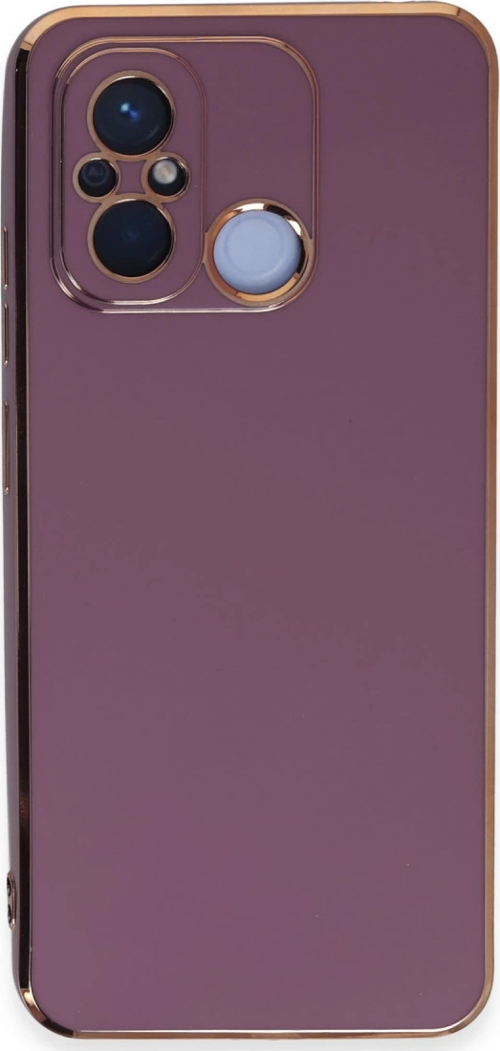 Redmi 12C Kılıf Volet Silikon - Mor