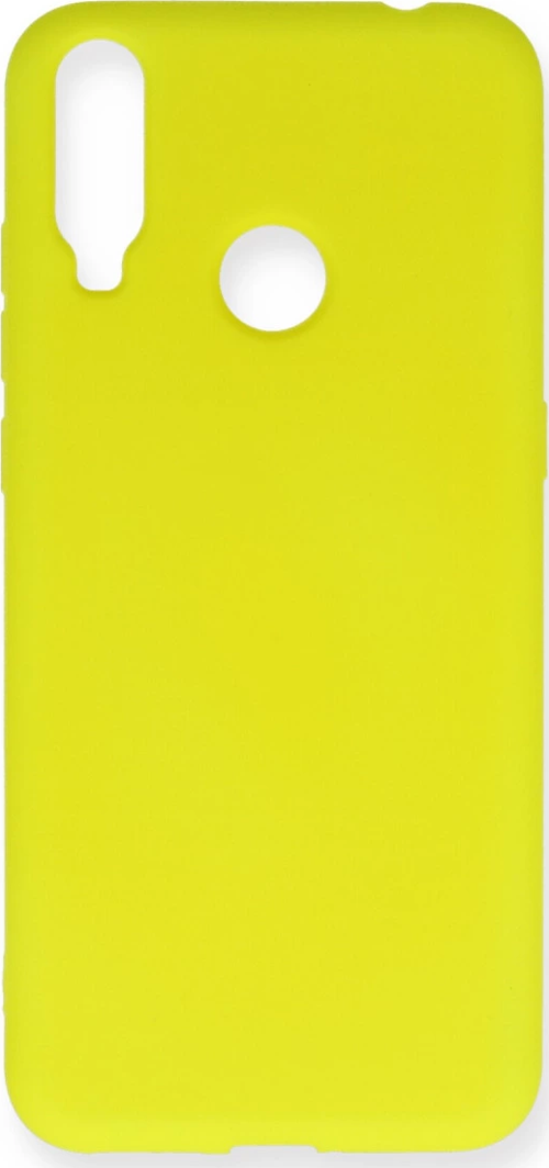 General Mobile Gm 10 Kılıf Nano İçi Kadife Silikon - Sarı
