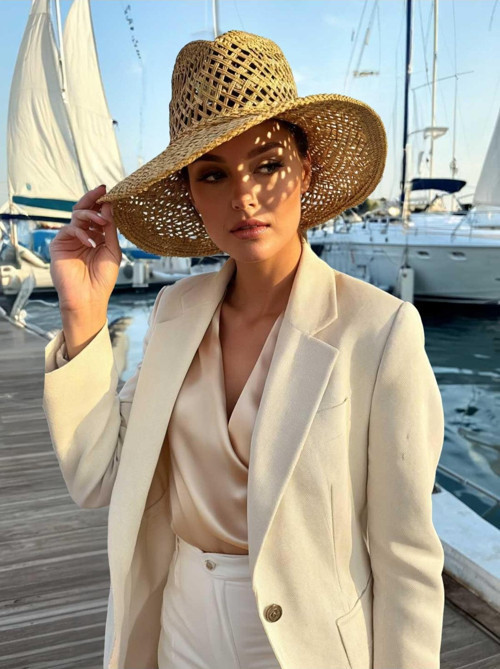 Kadın Peluş Bucket Kalpak - Atkı 2 Li Set