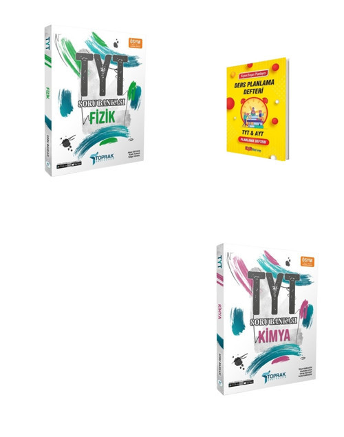 Toprak TYT Fizik ve Kimya Soru Bankası + Planlama Defteri