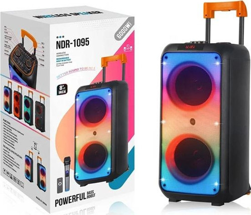 Taşınabilir Bluetooth Wifi Mikrofonlu Karaoke Hoparlör Ses Bombası NDR1095