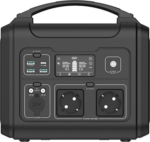 EZVIZ PS600 607Wh Taşınabilir Güç İstasyonu – 600W AC Çıkış, USB-C PD, Solar Destekli