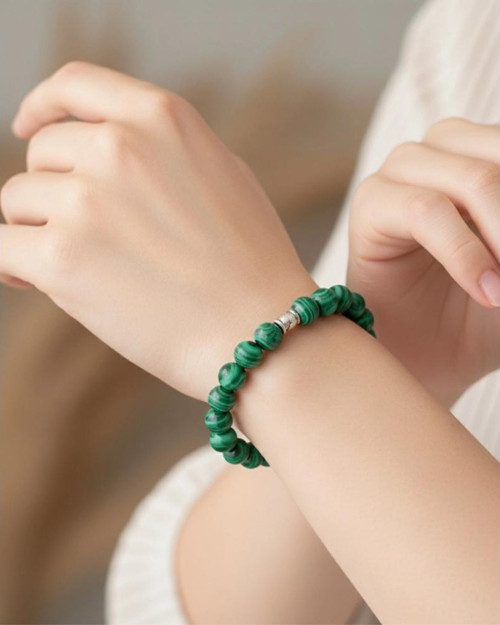 Malahit Doğaltaş Bileklik