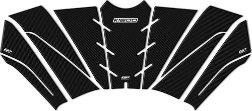 BMW K 1600 2017-2023 Uyumlu Tank Pad Seti Karbon