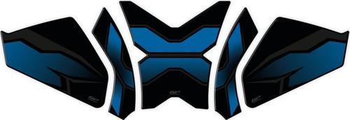 CF Moto 250 CL-X 2022-2023 Uyumlu Tank Pad Seti Mavi