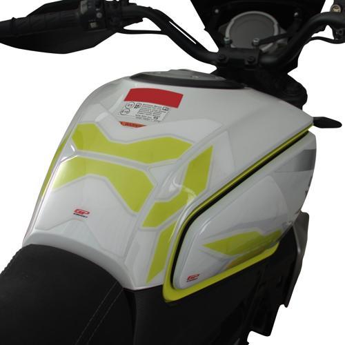CF Moto 250 CL-X 2022-2023 Uyumlu Tank Pad Seti Sarı