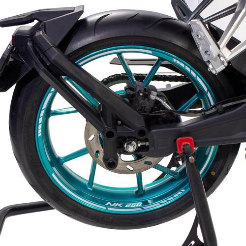 CF Moto 250 NK 2018-2023 Uyumlu Jant Şeridi Reflektif Gri