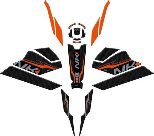 CF Moto 250 NK 2023 Uyumlu Full Pad Seti Turuncu