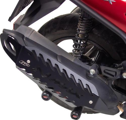 Yamaha NMAX 125 / 155 2021-2023 Uyumlu Spor Egzoz Koruma Kapağı Siyah