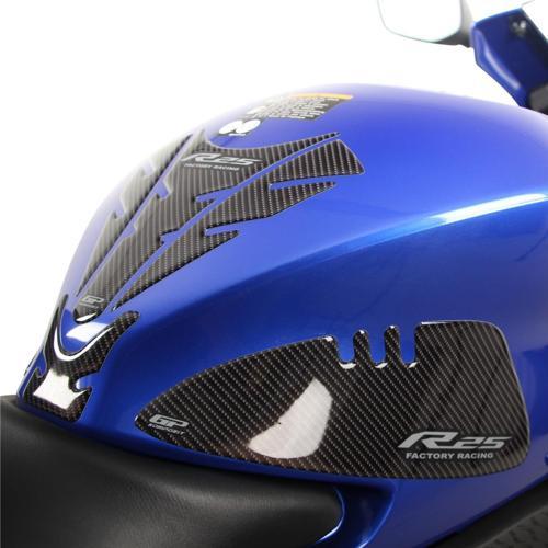Yamaha R25 2019-2023 Uyumlu Tank Pad Seti Mavi