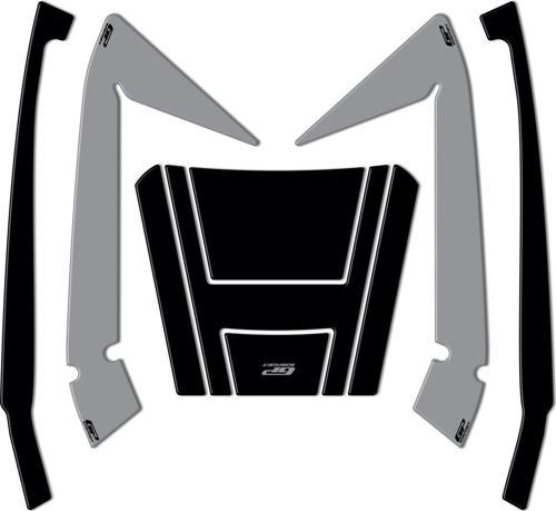 Honda Forza 250 2018-2023 Uyumlu Çanta Pad Seti Nardo Gri