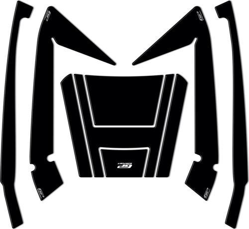 Honda Forza 250 2018-2023 Uyumlu Çanta Pad Seti Siyah