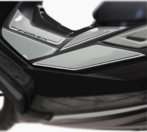 Honda Forza 250 2018-2023 Uyumlu Yan Alt Ayak Pad Gri