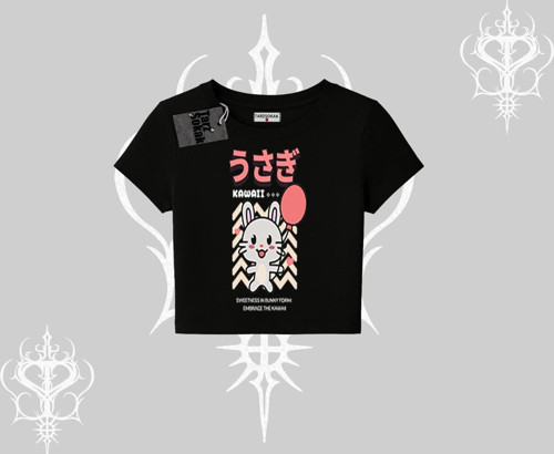 Babby Tee Tshirt Usagi Kawaii Cute Heart Energy