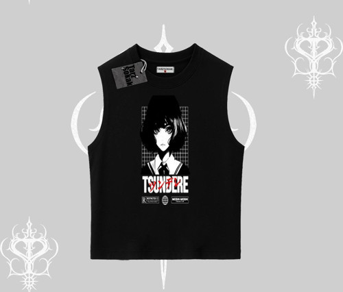 Kolsuz Tshirt Tsundere Anime Japanese Style Baskılı