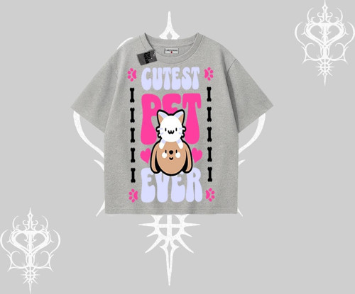 Best Pet Ever Baskılı Oversize Tshirt