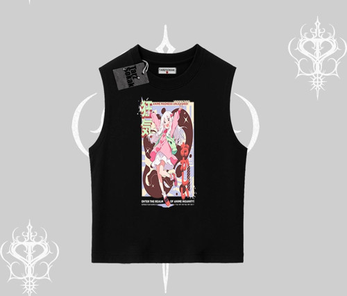 Kolsuz Tshirt Madness Unleashed Anime Girl Baskılı