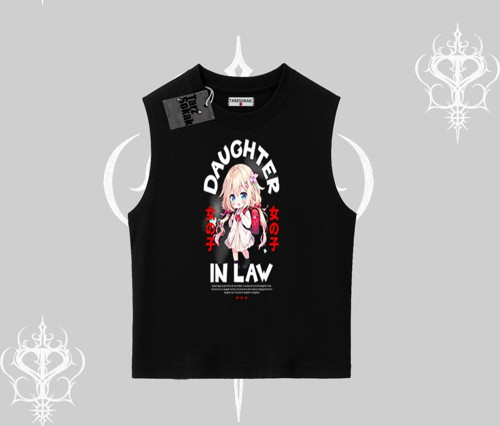 Kolsuz Tshirt Anime Girl Daughter In Law Baskılı