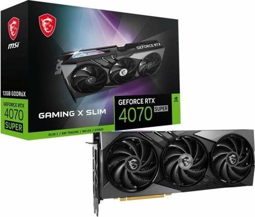 RTX4070S SUPER 12G GAMING X SLIM 12GB Geforce RTX4070S GDDR6X 192bit HDMI 3xDP 16x Ekran Kartı
