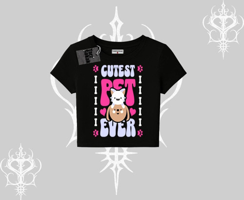 Best Pet Ever Baskılı Babby Tee Tshirt