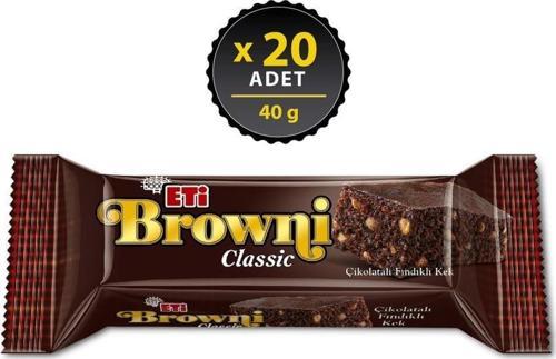 Browni Classic Fındıklı 40 gr x 20 Adet