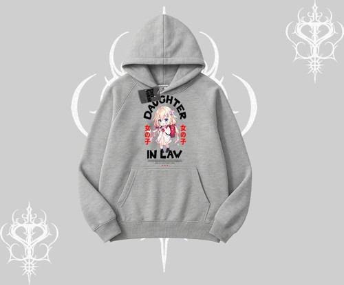 Kapşonlu Sweatshirt Anime Girl Daughter In Law Baskılı