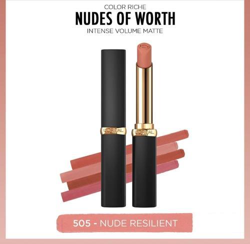 Color Riche Intense Volume Matte Ruj - 505 Nude Resilient