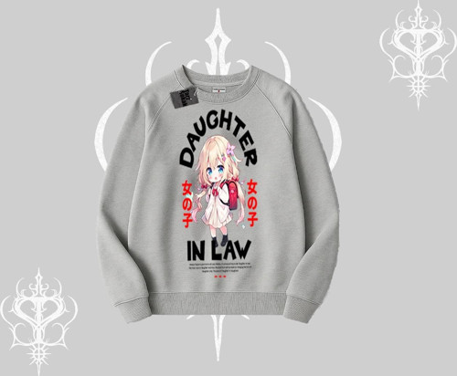 Biskilet Sweatshirt Anime Girl Daughter In Law Baskılı