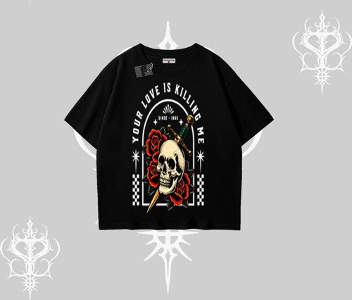 Oversize Tshirt Your Love Is Killing Me Dead Romance