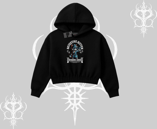 ProCATstinator Kedi Baskılı Biskilet Sweatshirt