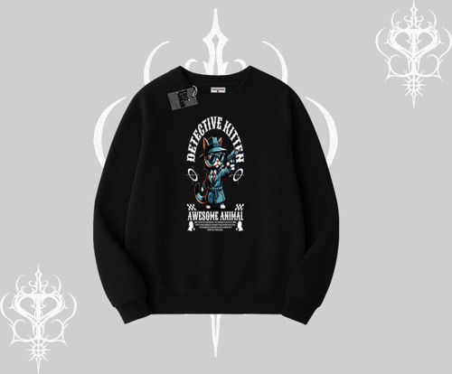 ProCATstinator Kedi Baskılı Kapşonlu Sweatshirt