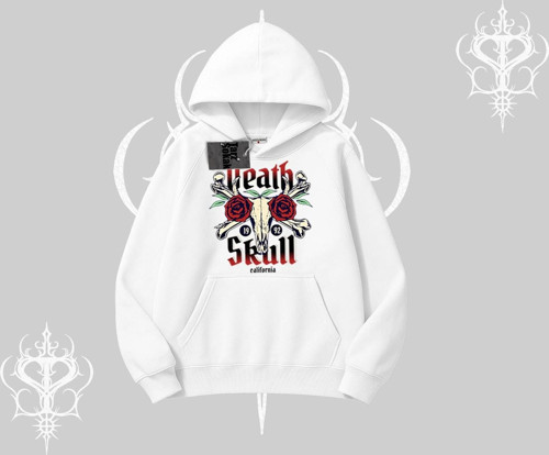 Kapşonlu Sweatshirt Skull & Roses Vintage West Coast Rebellion