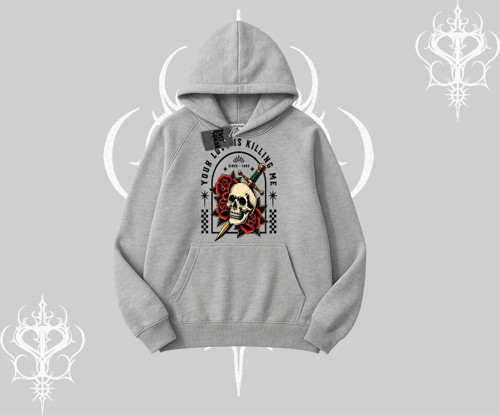 Kapşonlu Sweatshirt Your Love Is Killing Me Dead Romance