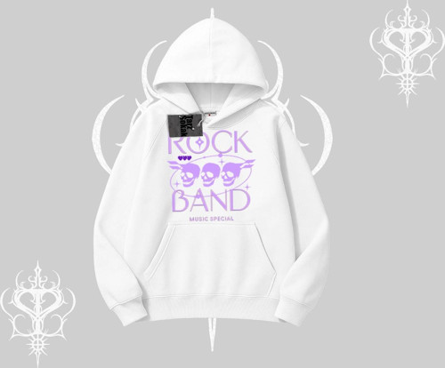 Kapşonlu Sweatshirt Rock Band Street Noise Culture