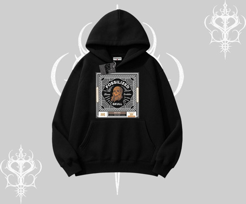 Kapşonlu Sweatshirt Fossilized Skull Underground Archive