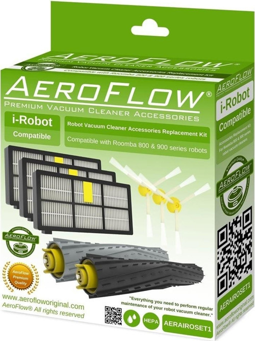 AeroFlow iRobot İle Uyumlu Roomba 866 Süpürge Filtre Seti Garantili