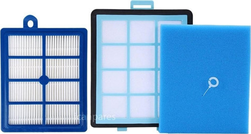 Philips İle Uyumlu FC 8760 PowerPro Süpürge Ön Filtre ve Hepa Filtre