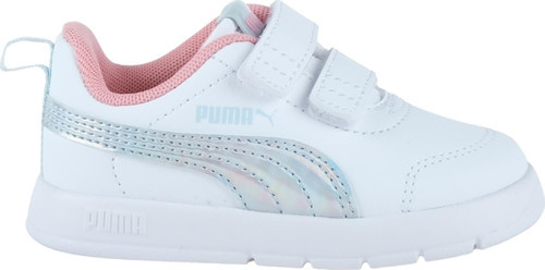 Courtflex V3 Spacebelle Bebek Beyaz Spor Ayakkabı (404346-01)