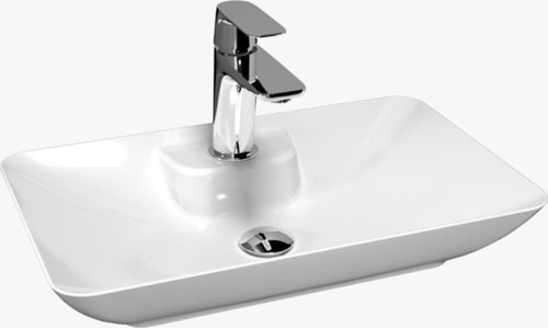 Tezgah Üstü Set Üstü Lavabo 40*62 Delikli Quarter Bath Smooth Line
