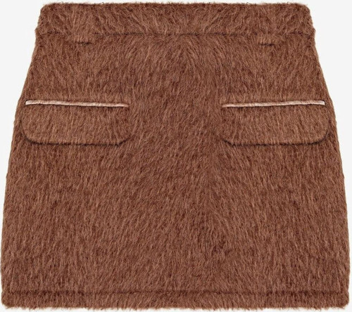 Cep Detaylı Mini Etek