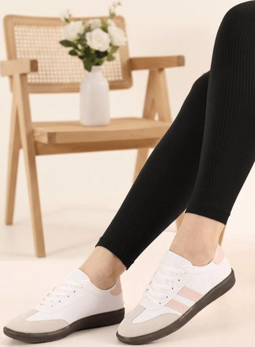 Unisex Kadın Erkek Şeritli Rahat Taban Günlük Sneaker Spor Ayakkabı