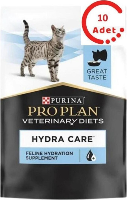Proplan Hydra Care Hidrasyon Takviyesi Yetişkin Kediler İçin Tamamlayıcı Mama 85Gr X 10 Adet