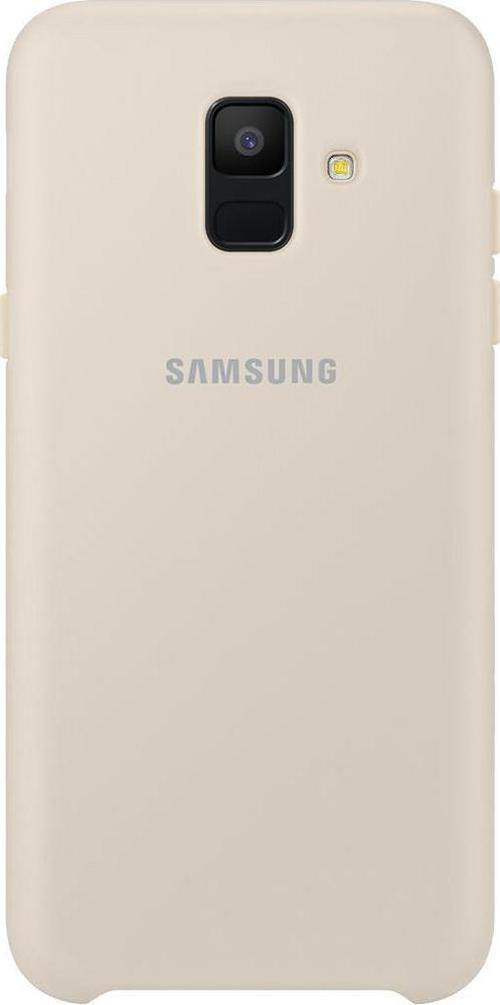 Galaxy A6 2018 ile Uyumlu Çift Katmanlı Arka Kapak Altın EF-PA600CFEGWW