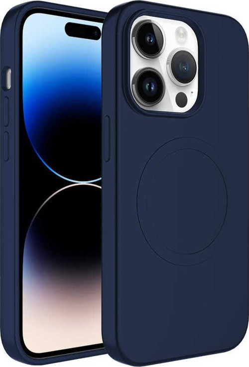 iPhone 14 Pro Max Uyumlu Magsafe Wireless Şarj Özellikli Pastel Renk Silikon MSRA Plas Kılıf-L