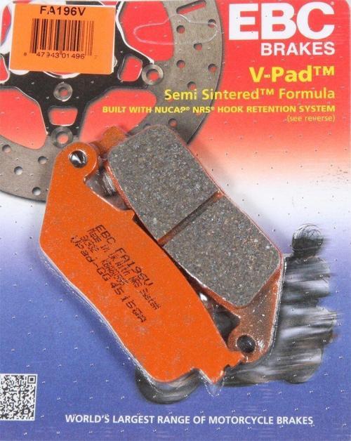 Fa196V 2000-2014 Kymco Venox 250 Uyumlu Ön Fren Balatası Yarı Sinterli Balata