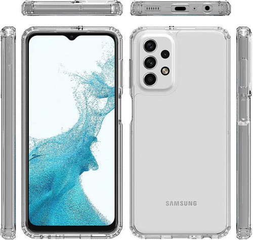 Galaxy A32 4G Kılıf MSRA 2mm Anti Shock Silikon - Renksiz
