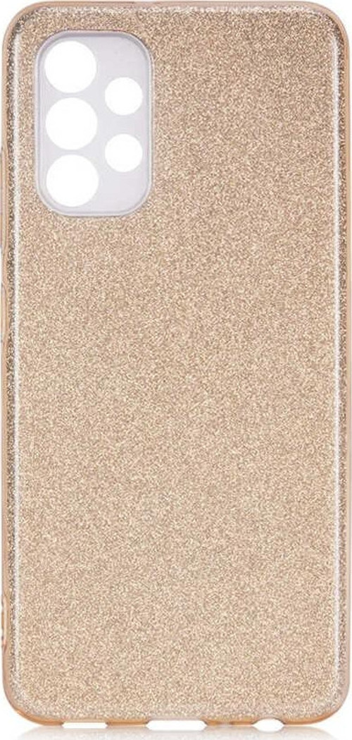 Galaxy A13 4G Kılıf MSRA Shining Silikon - Gold