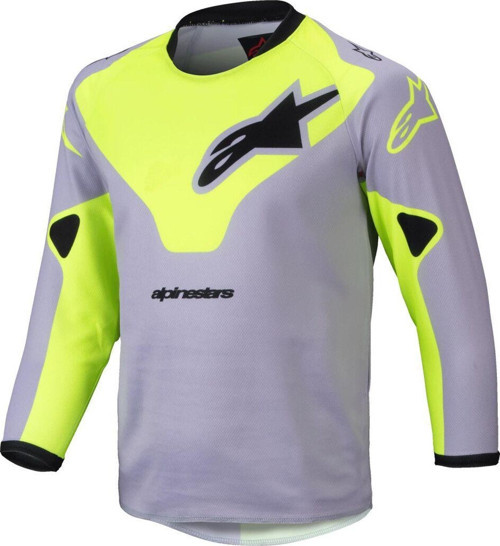 Kids Racer Veil Çocuk Off-Road Jerseyi Gri Sarı Siyah