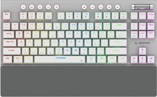 Beru Beyaz RGB TKL Red Switch Kablosuz Mekanik Oyuncu Klavyesi